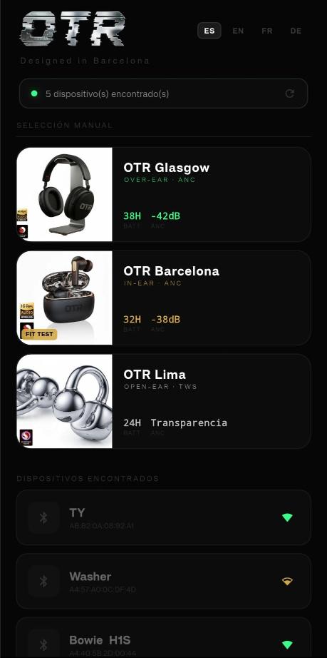 Selección de dispositivos